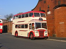 Preserved Ribble Motor Services Leyland Titan as used on route X43 in the 1950s and 1960s Ribble 1248 DCK 219.jpg