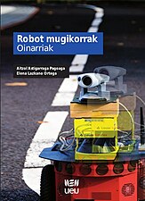 'Robot mugikorrak' liburuaren azala (UEU, 2011)