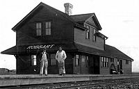 Canadian Pacific Railway Station after completion 1914 RobsartTrainStation 1914.jpg