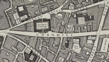 Cornhill, 1746 Rocque Map 1746 Cornhill.png