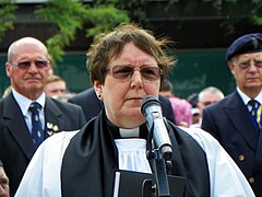 Royal Anglian Regiment Parade 129 The Reverend Jacky Page (18696081033).jpg