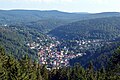 Blick auf Ruhlas Stadtzentrum vom Carl-Alexander-Turm