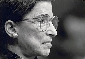 This case was part of Ruth Bader Ginsburg's work with the ACLU Women's Rights Project. Ruth Bader Ginsburg hearing.jpg