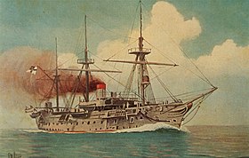 illustration de SMS Blücher (1877)