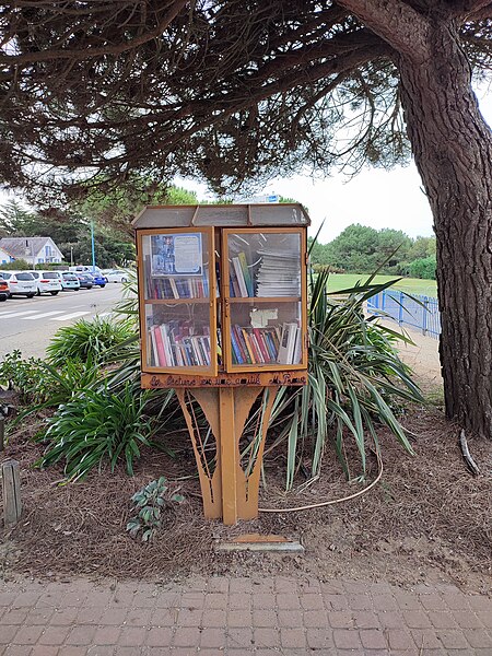 File:Saint-Brévin-les-Pins - boulevard de l'océan - boite à livres 02.jpg