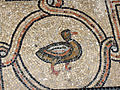 floor mosaic with a duck