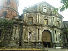 Facade of the San Antonio de Padua Parish in Pila, Laguna