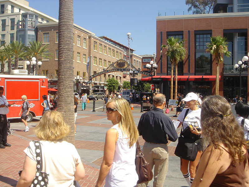 File:San Diego Gaslamp Quarter entrance.jpg