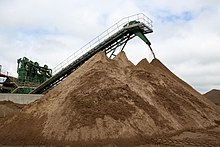 Sand stockpile Sand stockpiles (6256994238).jpg