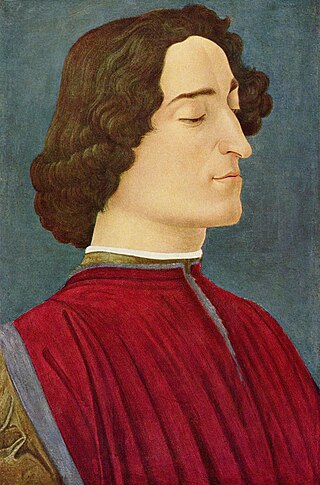 <i>Portrait of Giuliano de Medici</i> (Botticelli, Berlin) Painting by Sandro Botticelli