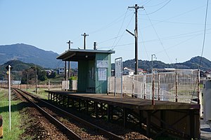 Sato Station of Matsuura Railway 2018-03.jpg