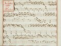 partitura manuscrita