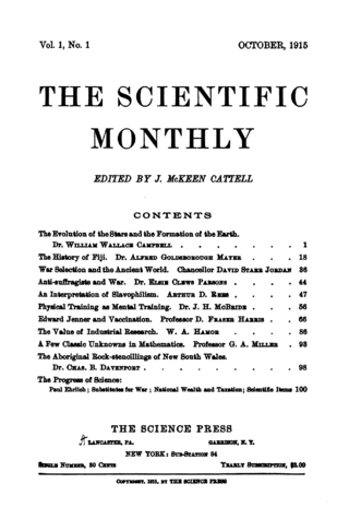 <i>The Scientific Monthly</i>