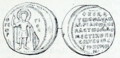 Seal of the protosebastos and megas domestikos of the West Adrianos Komnenos.png