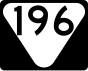 نشانگر Route 196 است