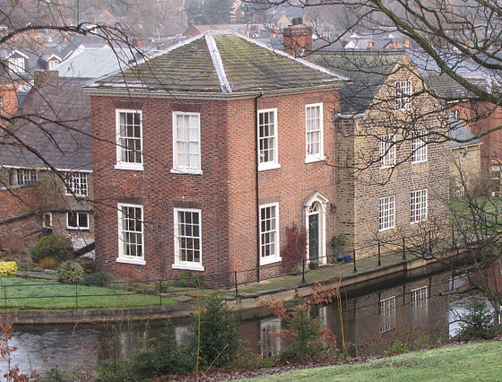 Sharrow Mills seen from Sharrow Vale Road. Sharrow Mills from Sharrow Vale Road 2.jpg