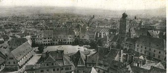 Panoramic view of Sibiu from 1928