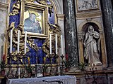 Статуя Св. Екатерины Сиенской. 1662—1663. Капелла Мадонны дель Вото (Капелла Киджи). Кафедральный собор, Сиена