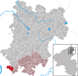 Kaart van Simmern (Westerwald)