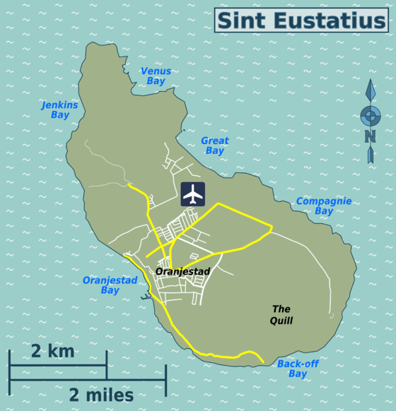 Another map of Sint Eustatius