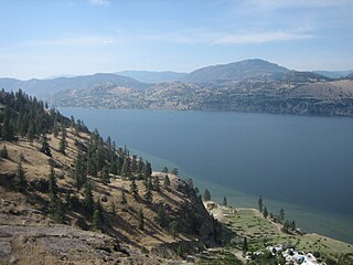 Skaha Lake lake in British Columbia, Canada