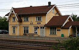 Skoppum station.