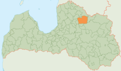 Сьмілтэнскі край на мапе