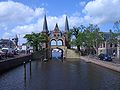 The water gate (Waterpoort) in Sneek, Netherlands