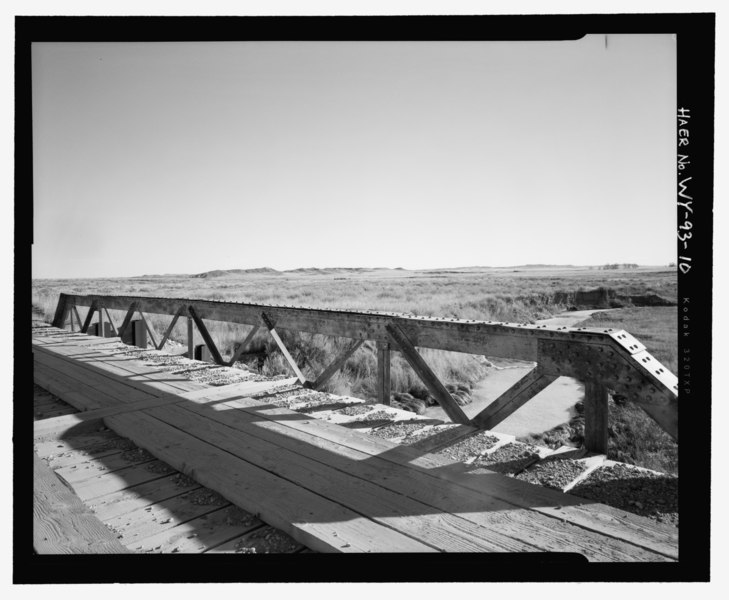 File:South side of bridge, view to east-southeast - North Fork of Crazy Woman Creek Bridge, Spanning North Fork of Crazy Woman Creek at Middle Fork Road, Buffalo, Johnson County, WY HAER WY-93-10.tif