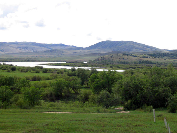 Landscape of southern Buryatia