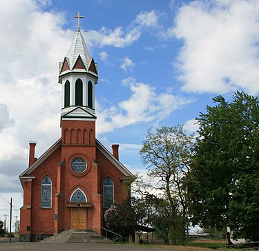 Mary Queen of Heaven Catholic Church in Sprague, Washington. Sprague Mary Queend of Heaven Catholic Church IMG 1492.jpg