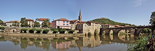 L'Aveyron à Saint Antonin.