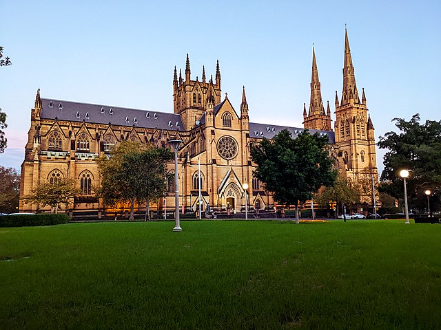 The cathedral from Hyde Park