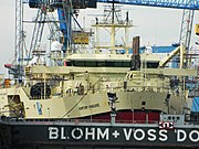 Werftgelände von Blohm + Voss in Hamburg-Steinwerder.