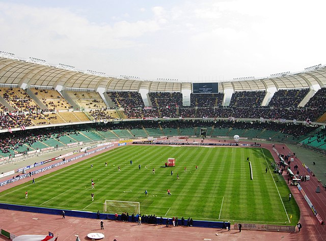 The athletics stadium was also the Games main stadium