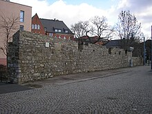 Resto delle antiche mura cittadine dell'XI secolo.