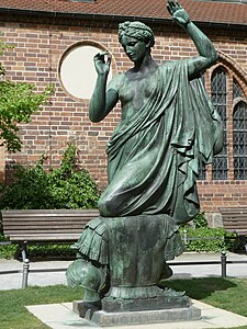 Statue of Clio by Albert Wolff in Berlin
