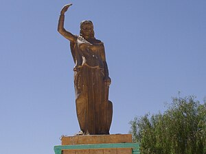 La reina Kahina, que lluchó contra la invasión omeya