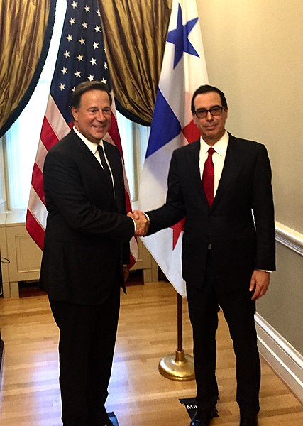 File:Steven Mnuchin and Juan Carlos Varela at US Treasury.jpg