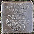 Stolperstein Arnstadt Fleischgasse 1A-Siegfried Eugen Rosenbaum.JPG