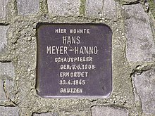 Stolperstein für Hans Meyer-Hanno in Berlin