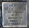 Stolperstein Stargarder Str 6 (Prenz) Helene Becker.jpg