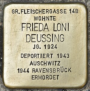 Stolperstein für Frieda Loni Deussing (Leipzig).jpg