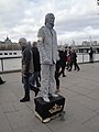 Street performers at South Bank, Lambeth (borough), London in November 2011.