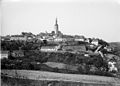 View of city Tábor, Czech Republic, from North at the end of 19th century
