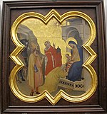 Taddeo gaddi, storie di cristo e di s. francesco (armadio di s. croce), 1335-40 ca. 05 adorazione dei magi.JPG