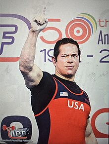 Lauren Cohen representing the United States at an international powerlifting competition Thatphotoman.jpg