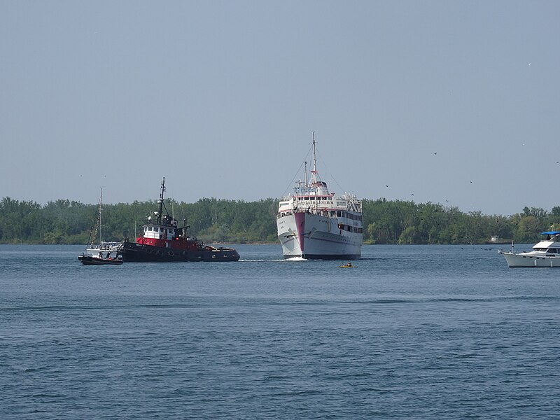 File:The 'Captain John', formerly the MS Jadran, begins her last voyage to the Port Colborne Ship Breakers, 2015 05 28 (20) (18210819345).jpg