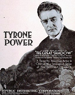 <i>The Great Shadow</i> (film) 1920 film
