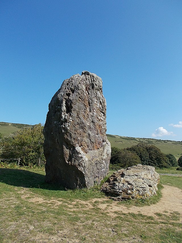 Longstone in Mottistone